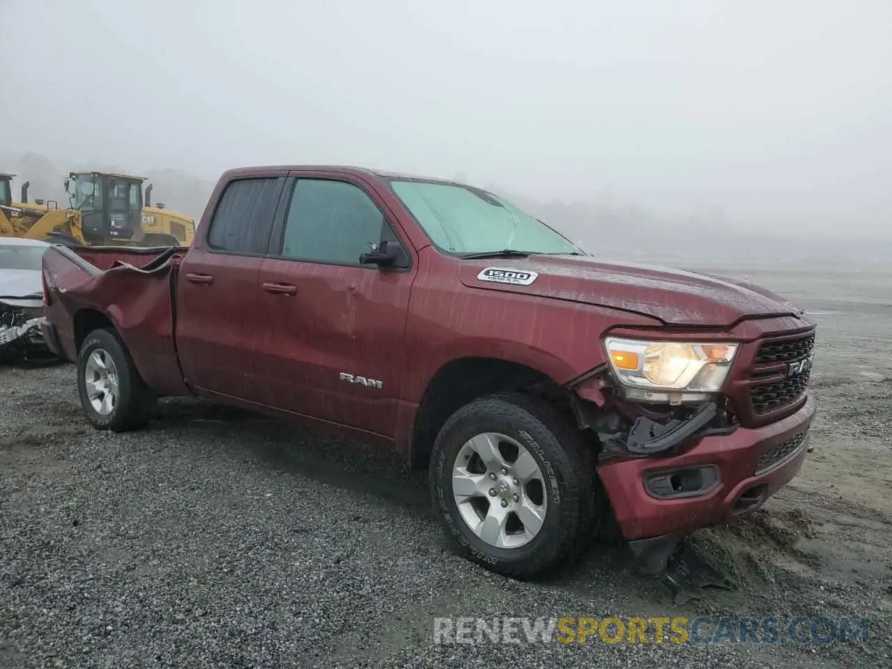 4 Photograph of a damaged car 1C6SRFBT7NN432367 RAM 1500 2022