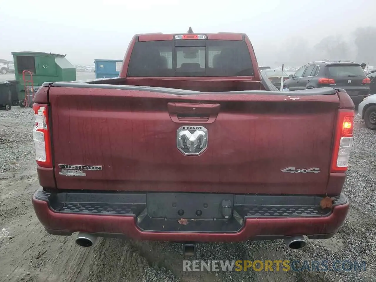 6 Photograph of a damaged car 1C6SRFBT7NN432367 RAM 1500 2022