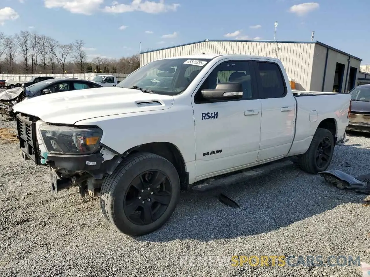 1 Photograph of a damaged car 1C6SRFBT9NN476662 RAM 1500 2022
