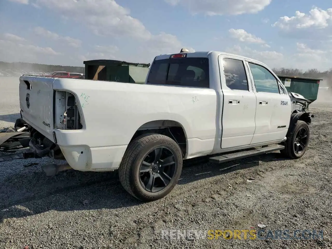 3 Photograph of a damaged car 1C6SRFBT9NN476662 RAM 1500 2022