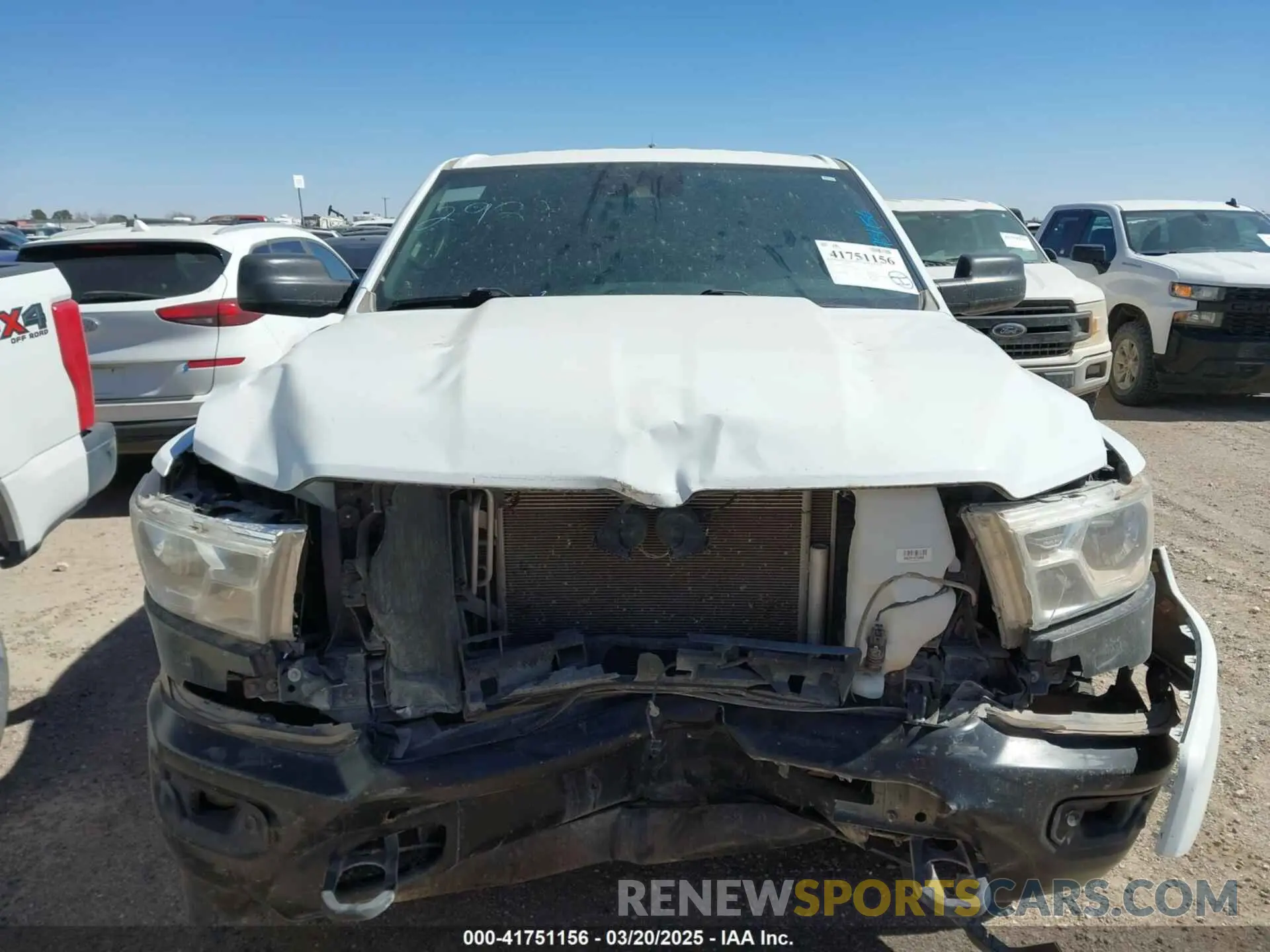 13 Photograph of a damaged car 1C6SRFCT3NN433580 RAM 1500 2022