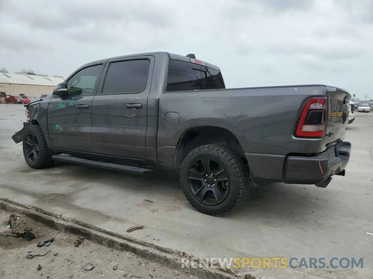2 Photograph of a damaged car 1C6SRFFM7NN298608 RAM 1500 2022