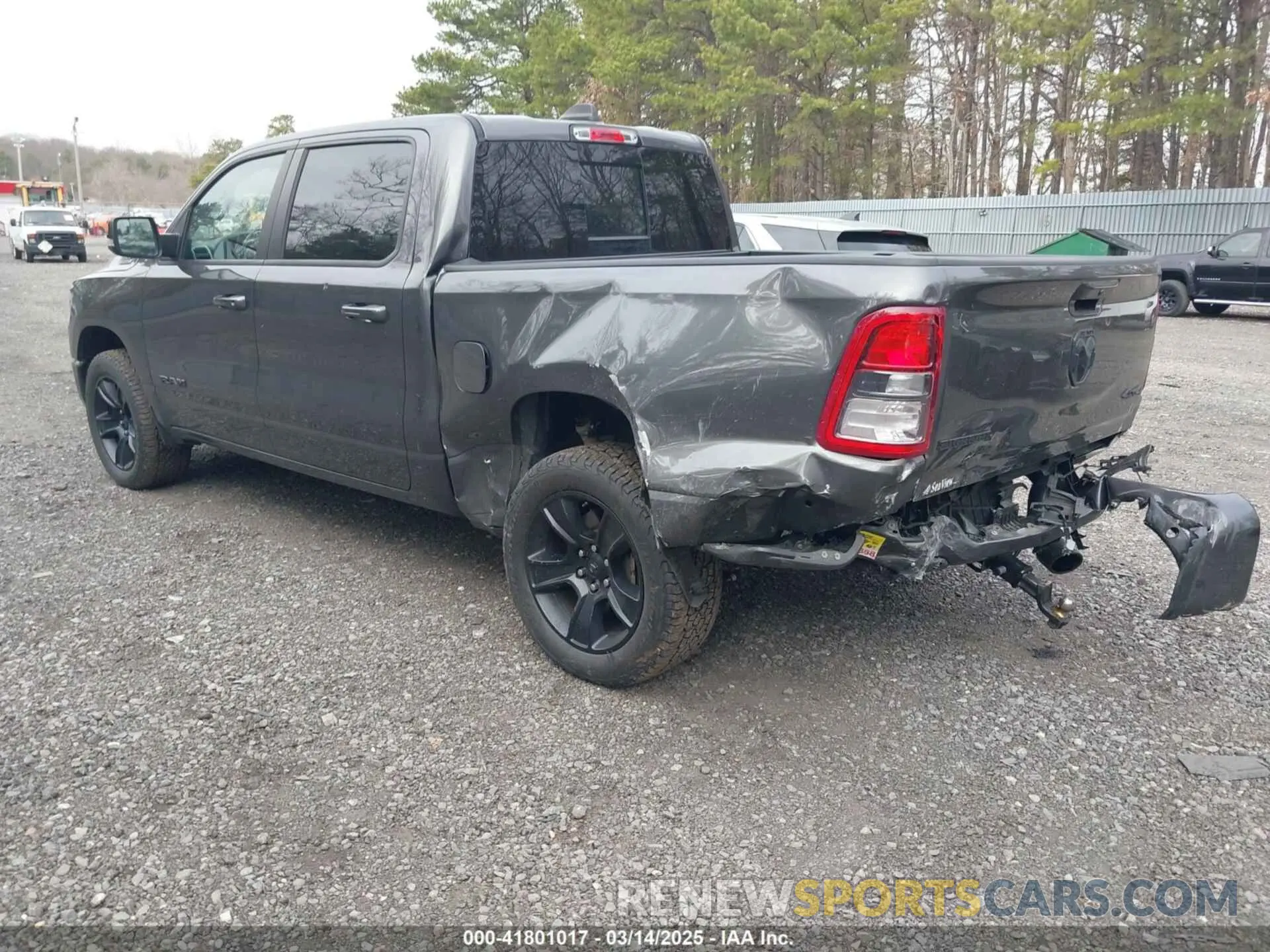 3 Photograph of a damaged car 1C6SRFFT3NN279836 RAM 1500 2022