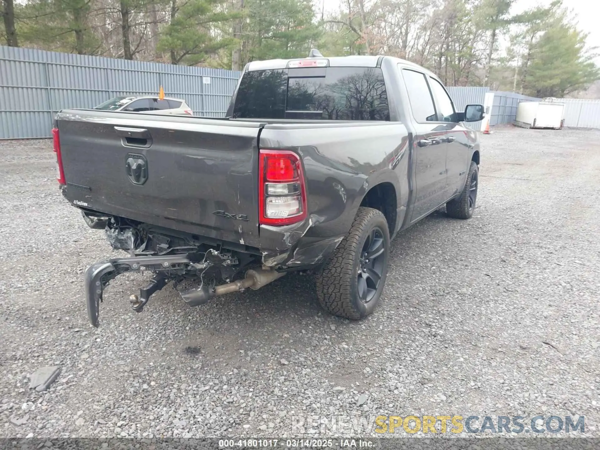 4 Photograph of a damaged car 1C6SRFFT3NN279836 RAM 1500 2022