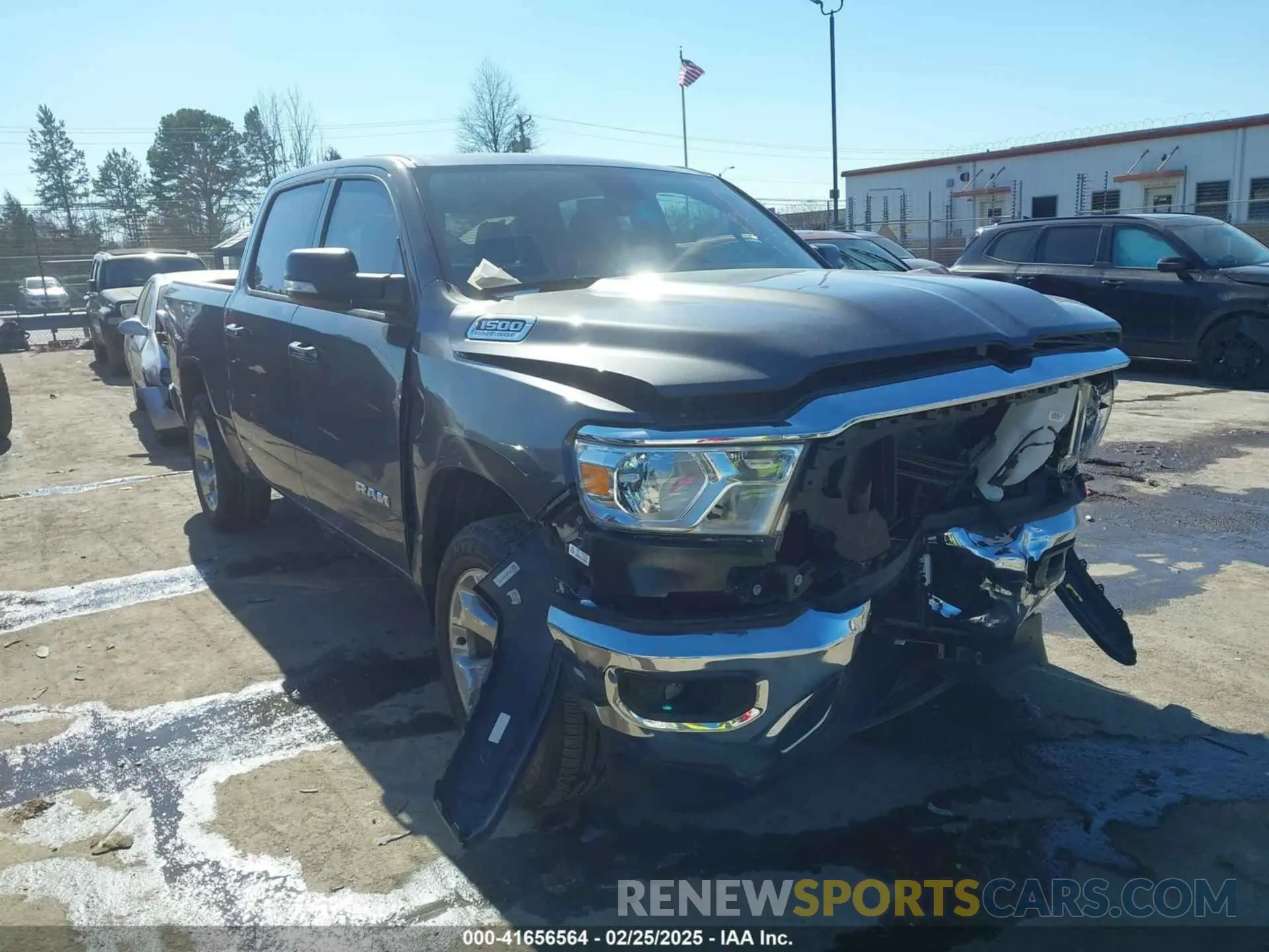 13 Photograph of a damaged car 1C6SRFFT4NN428027 RAM 1500 2022