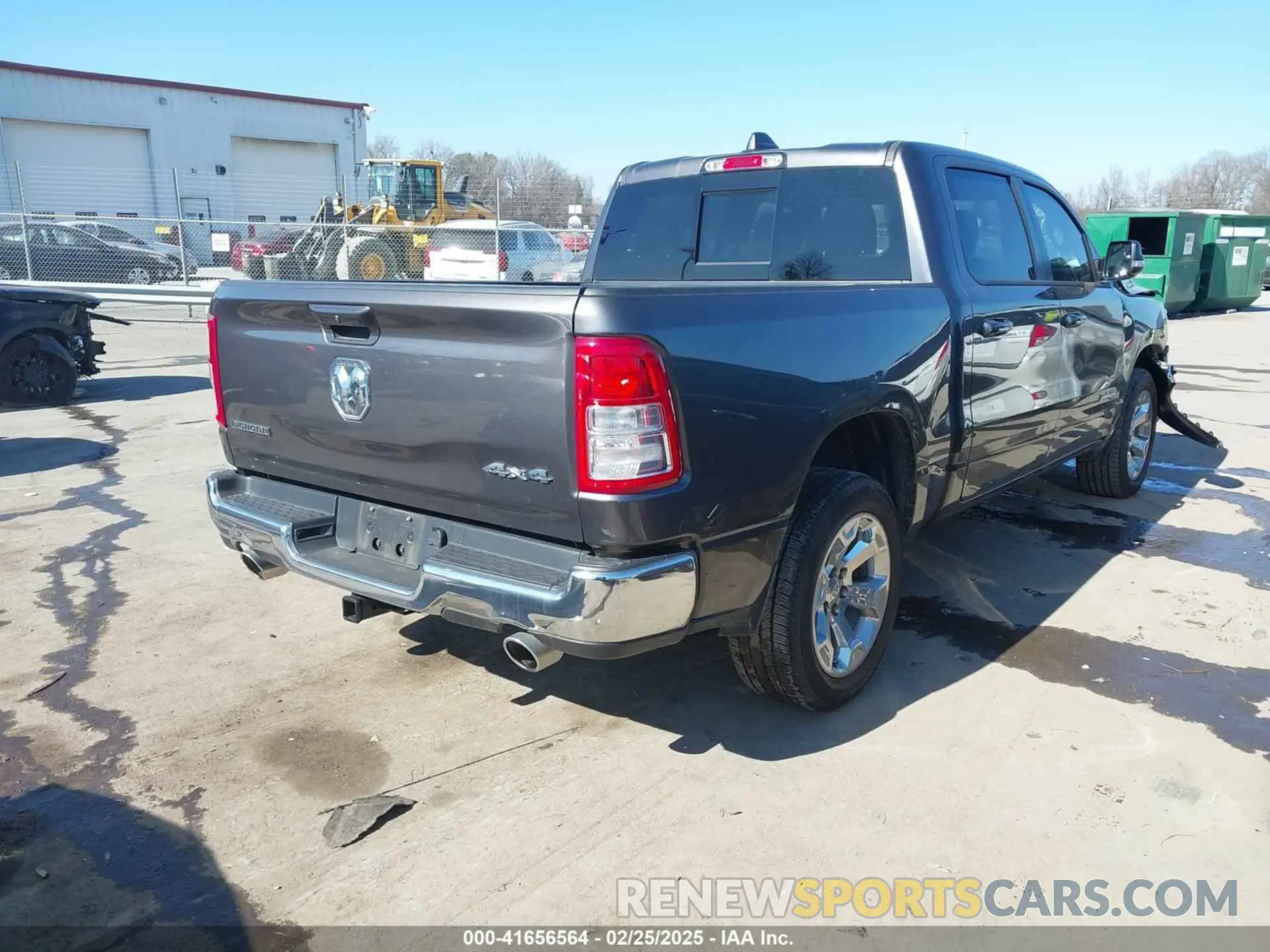 4 Photograph of a damaged car 1C6SRFFT4NN428027 RAM 1500 2022