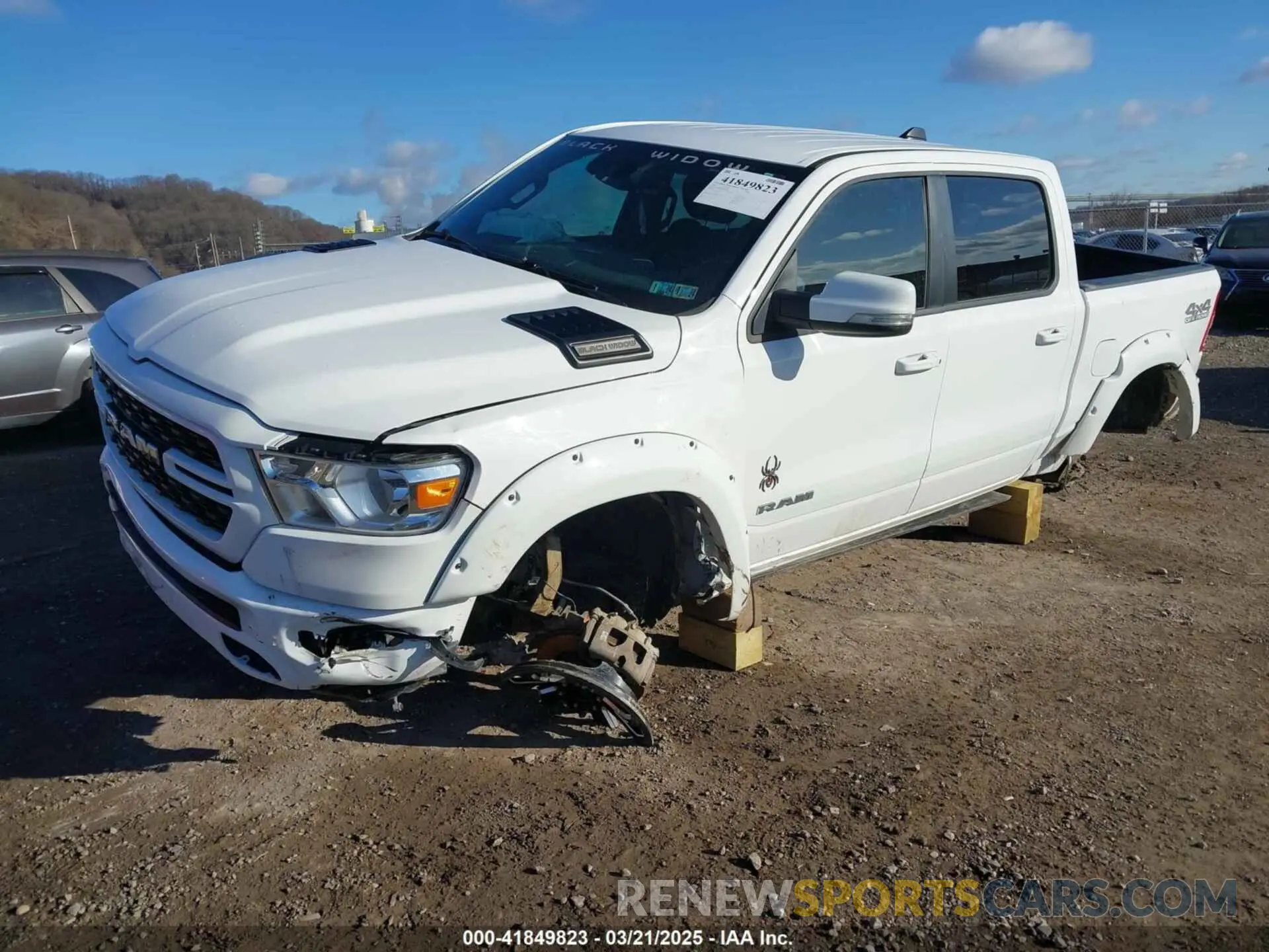 2 Фотография поврежденного автомобиля 1C6SRFFT4NN428657 RAM 1500 2022