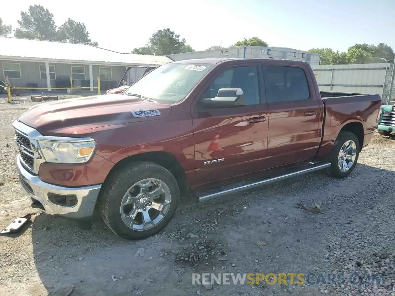 1 Photograph of a damaged car 1C6SRFFT6NN381504 RAM 1500 2022