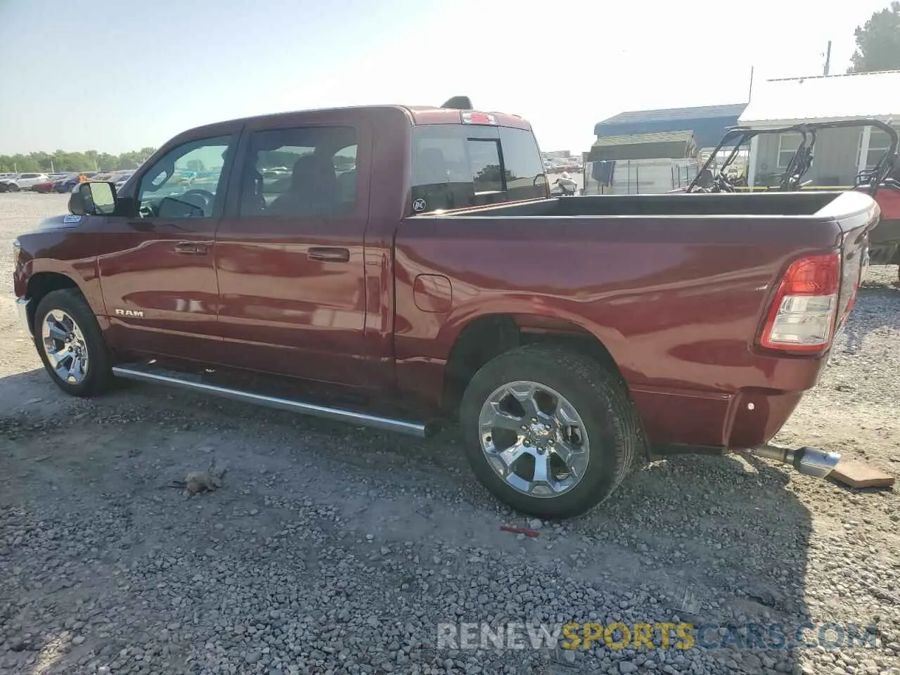 2 Photograph of a damaged car 1C6SRFFT6NN381504 RAM 1500 2022