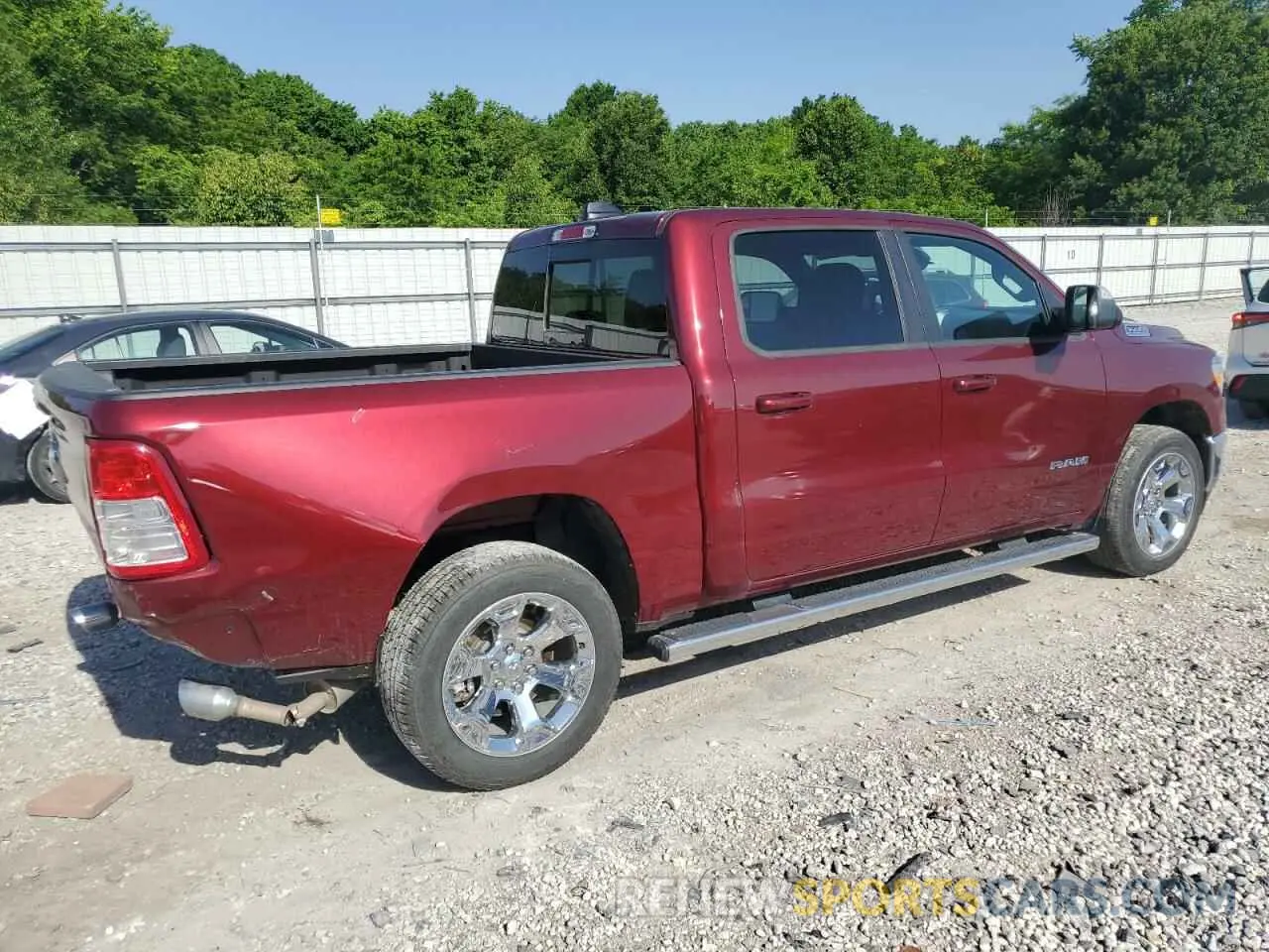 3 Photograph of a damaged car 1C6SRFFT6NN381504 RAM 1500 2022