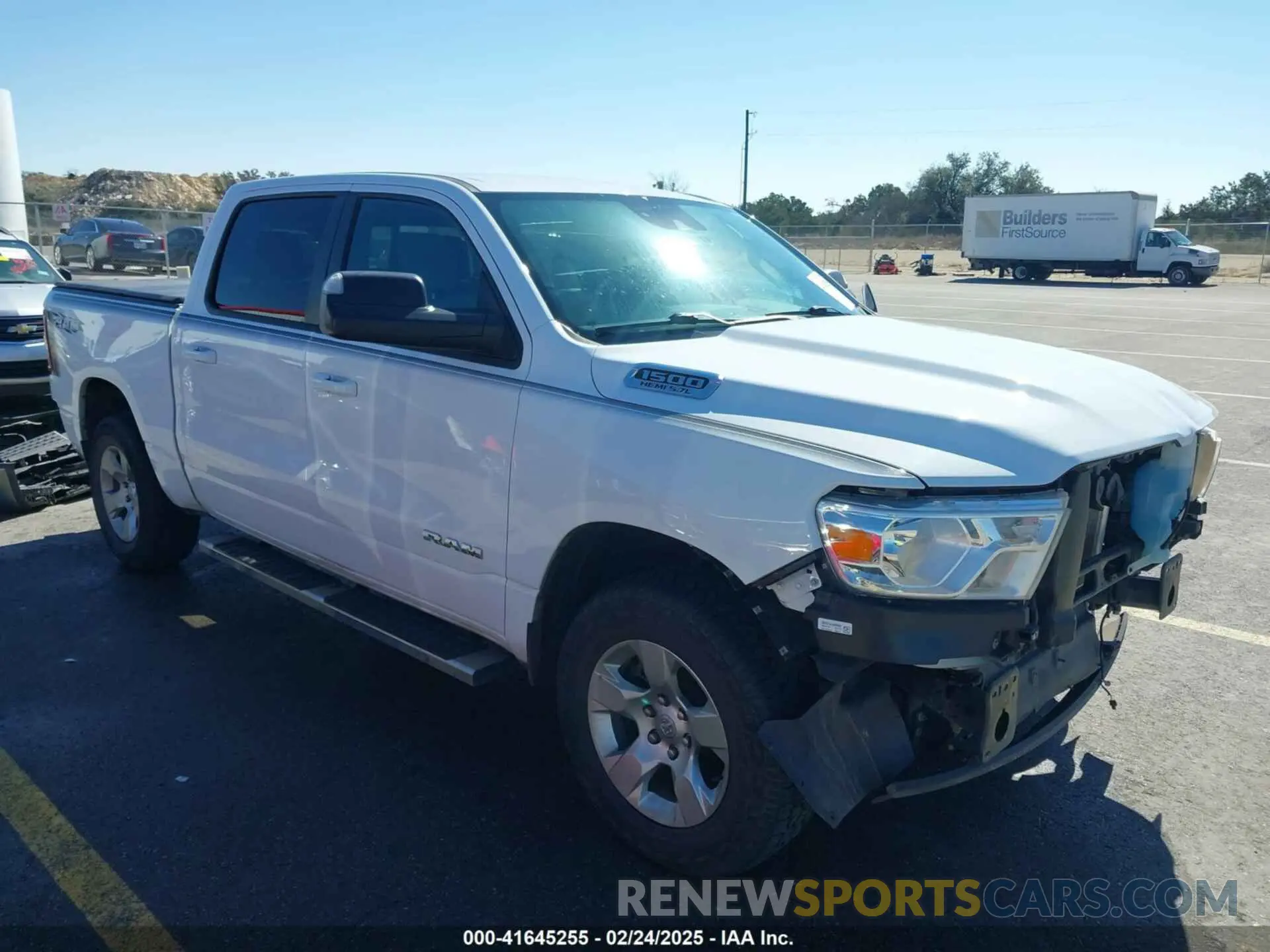1 Photograph of a damaged car 1C6SRFFT7NN242269 RAM 1500 2022