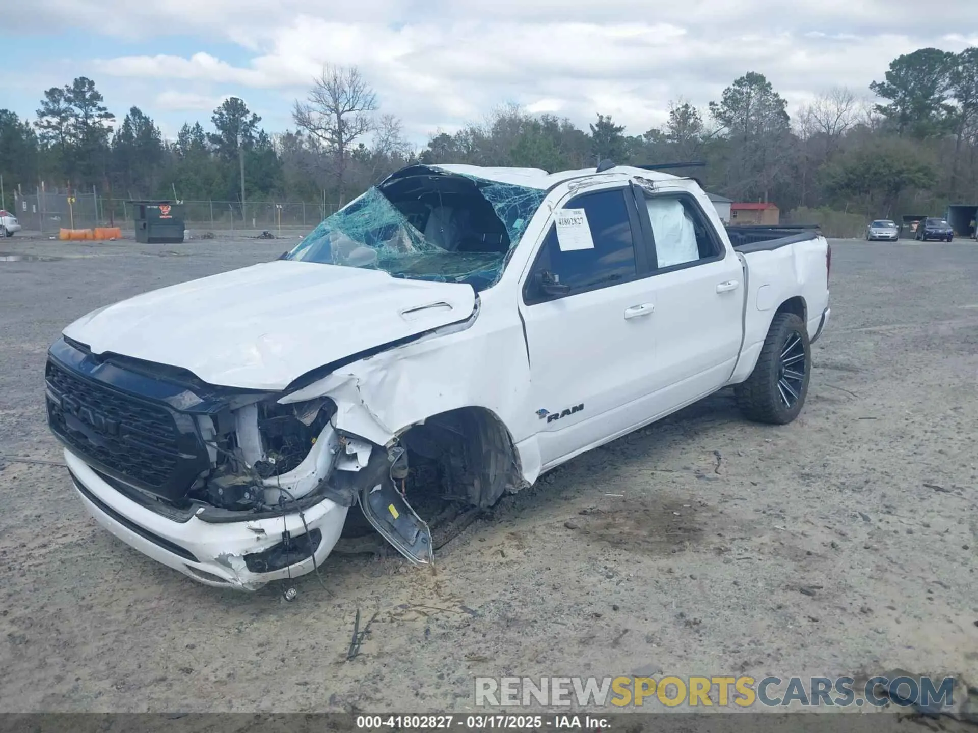 6 Photograph of a damaged car 1C6SRFFT9NN222928 RAM 1500 2022
