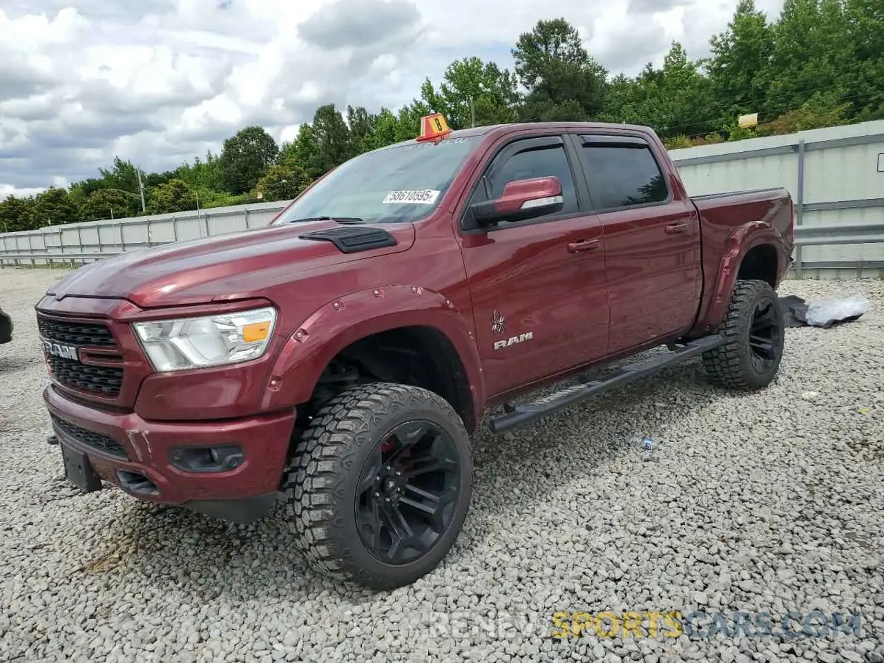 1 Фотография поврежденного автомобиля 1C6SRFFTXNN136513 RAM 1500 2022