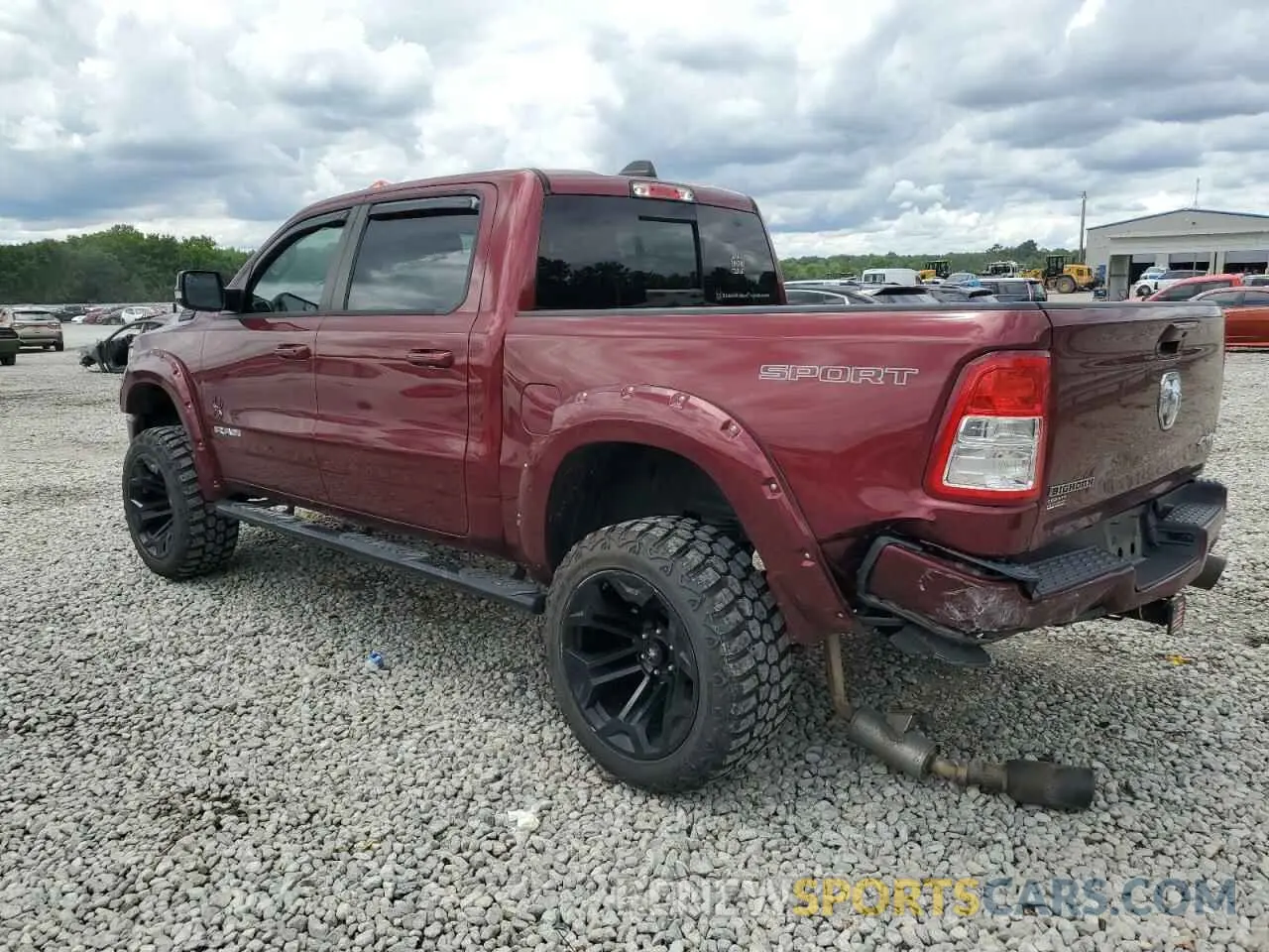 2 Фотография поврежденного автомобиля 1C6SRFFTXNN136513 RAM 1500 2022