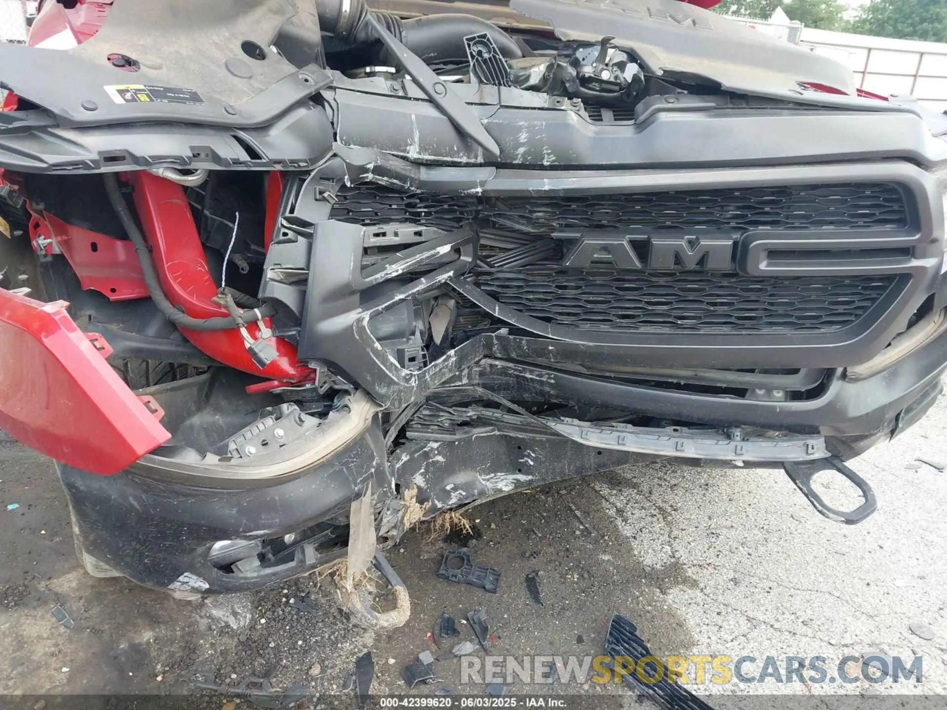 6 Photograph of a damaged car 1C6SRFFTXNN243352 RAM 1500 2022