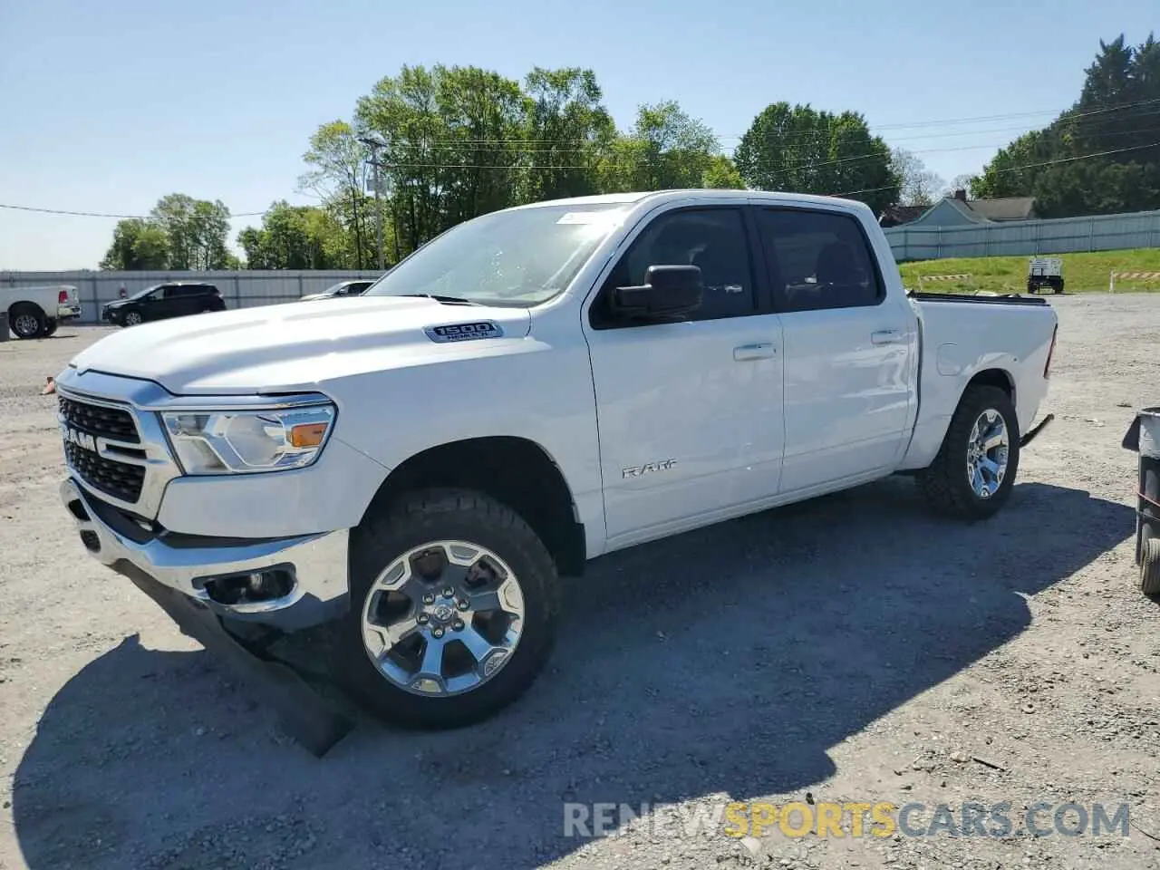 1 Photograph of a damaged car 1C6SRFFTXNN368044 RAM 1500 2022