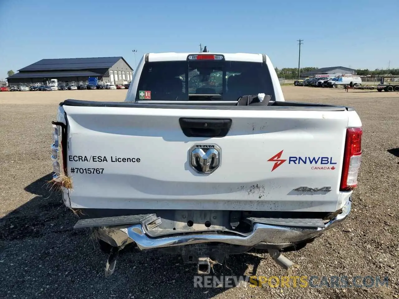 6 Photograph of a damaged car 1C6SRFGTXNN228686 RAM 1500 2022
