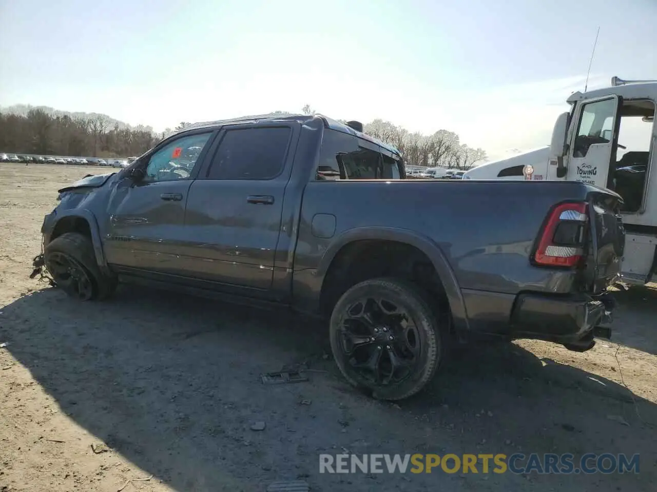 2 Photograph of a damaged car 1C6SRFHT0NN281976 RAM 1500 2022