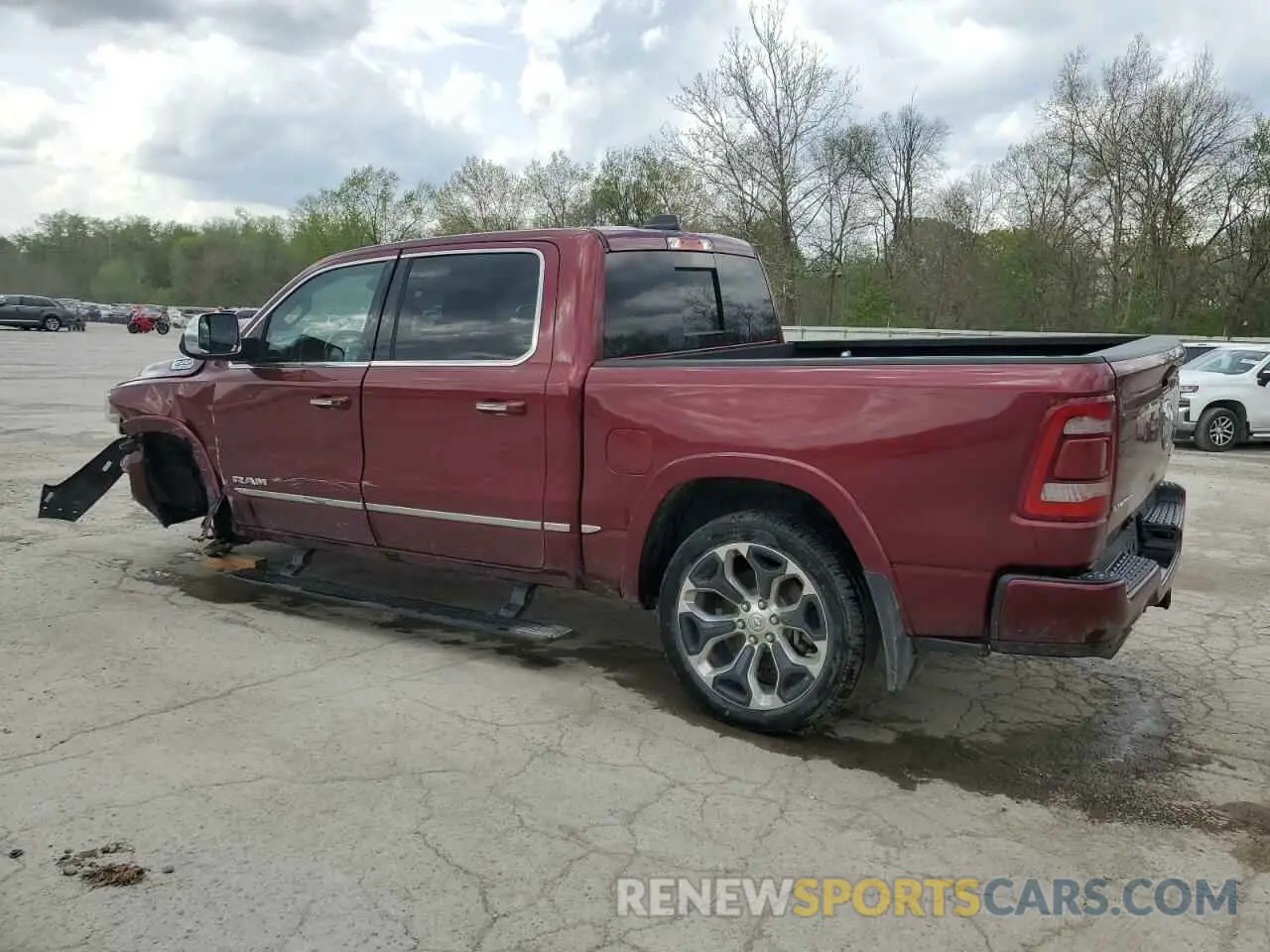 2 Photograph of a damaged car 1C6SRFHT0NN307945 RAM 1500 2022