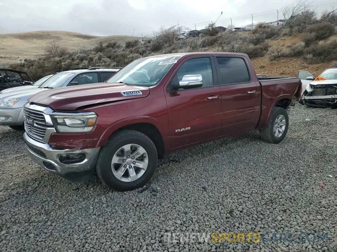 1 Photograph of a damaged car 1C6SRFJT3NN248495 RAM 1500 2022