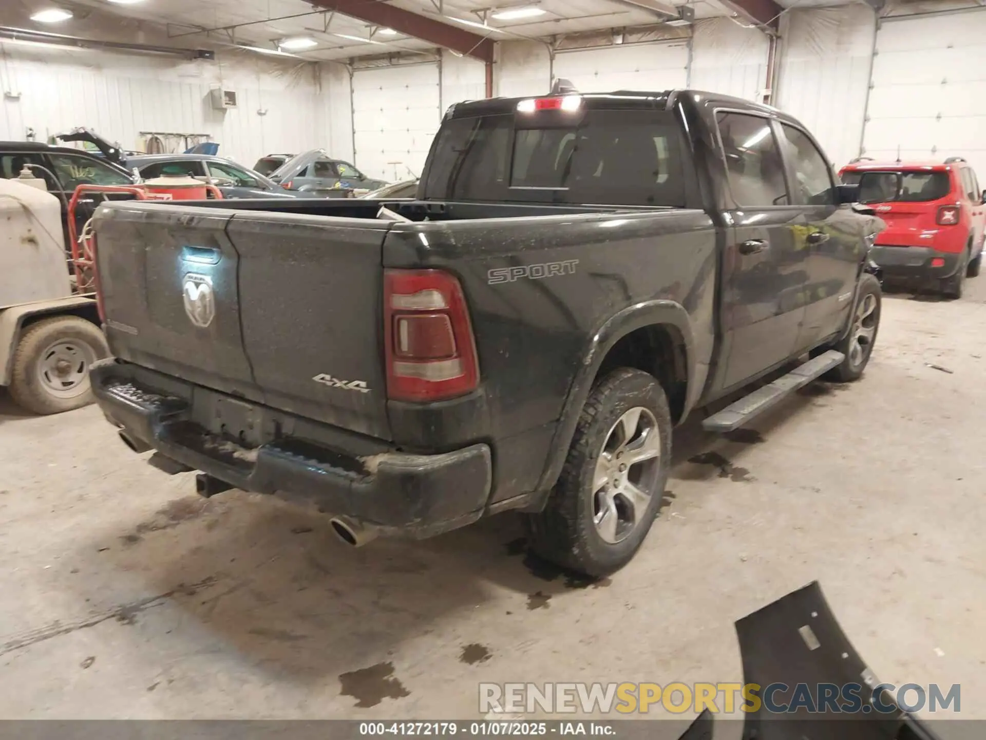 4 Фотография поврежденного автомобиля 1C6SRFJT5NN320376 RAM 1500 2022