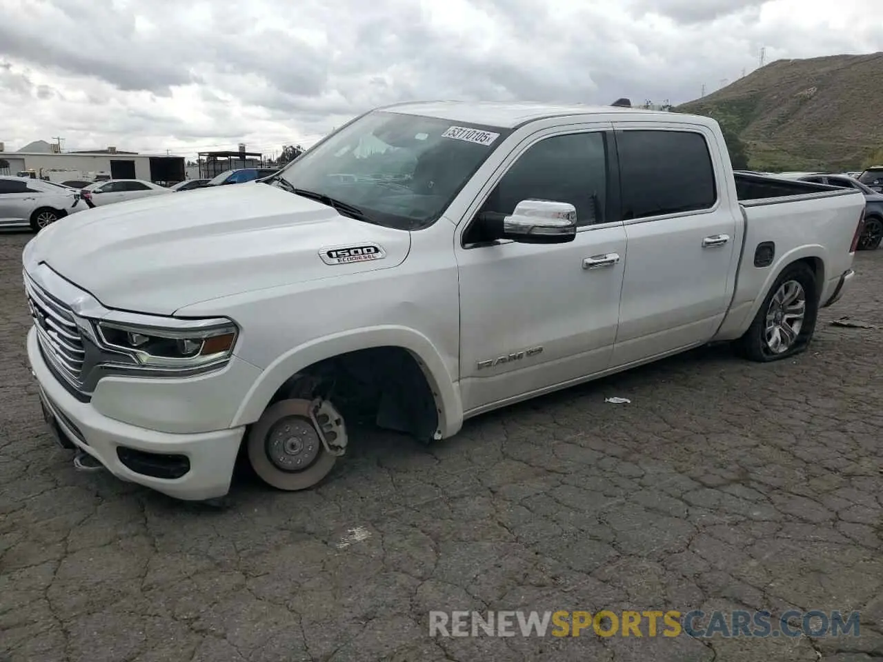 1 Photograph of a damaged car 1C6SRFKM9NN119832 RAM 1500 2022