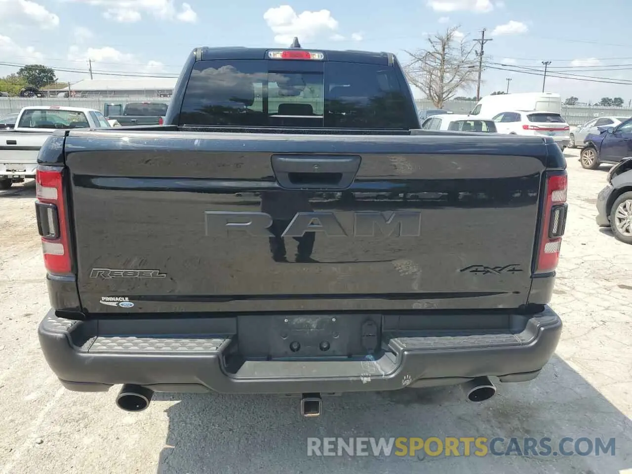 6 Photograph of a damaged car 1C6SRFLM7NN362506 RAM 1500 2022