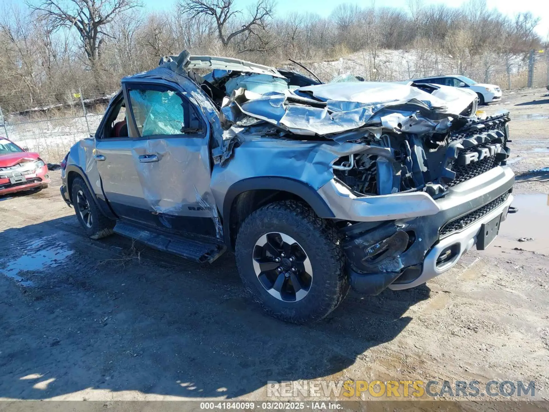 1 Photograph of a damaged car 1C6SRFLT7NN196608 RAM 1500 2022