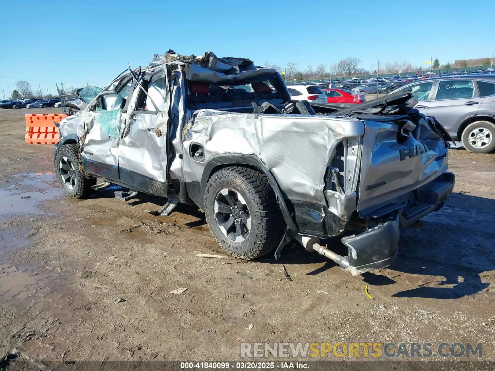 3 Photograph of a damaged car 1C6SRFLT7NN196608 RAM 1500 2022
