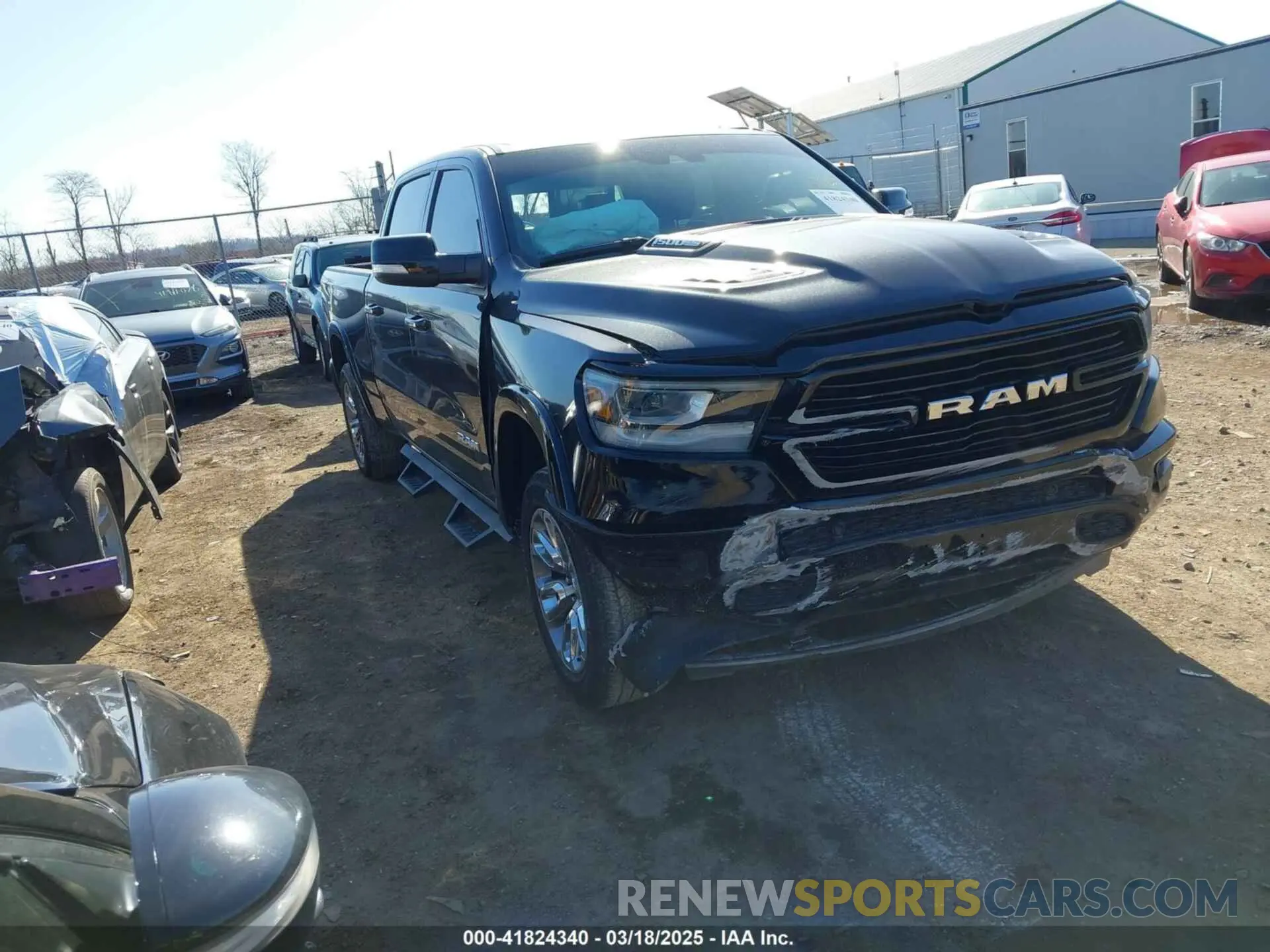 1 Photograph of a damaged car 1C6SRFRT7NN180979 RAM 1500 2022