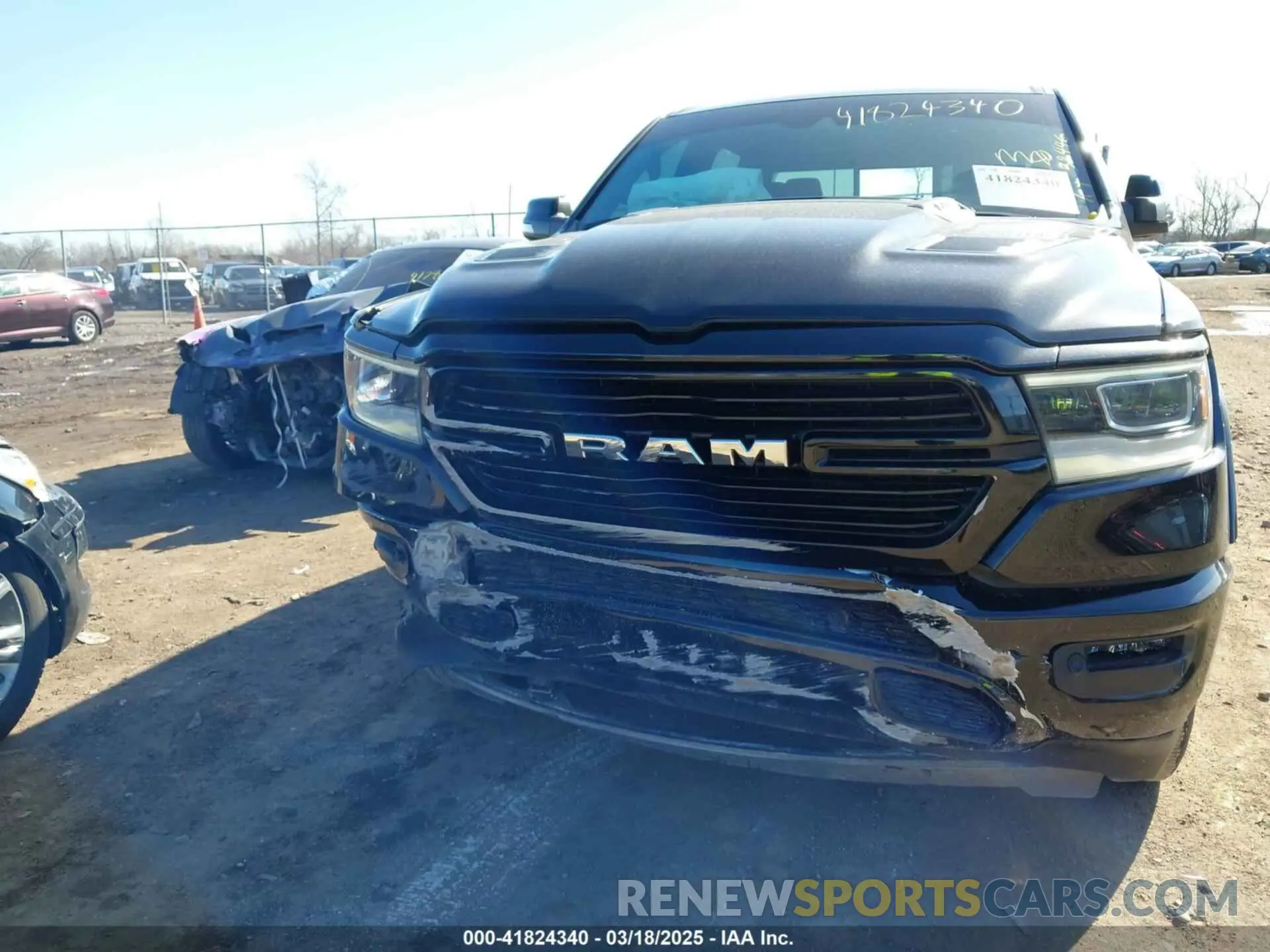 6 Photograph of a damaged car 1C6SRFRT7NN180979 RAM 1500 2022