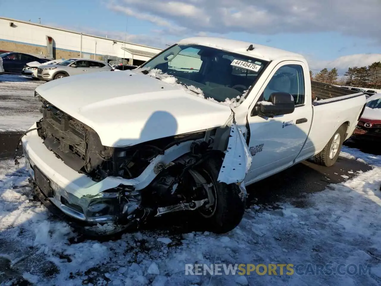 1 Photograph of a damaged car 3C6JR7DT7NG427399 RAM 1500 2022
