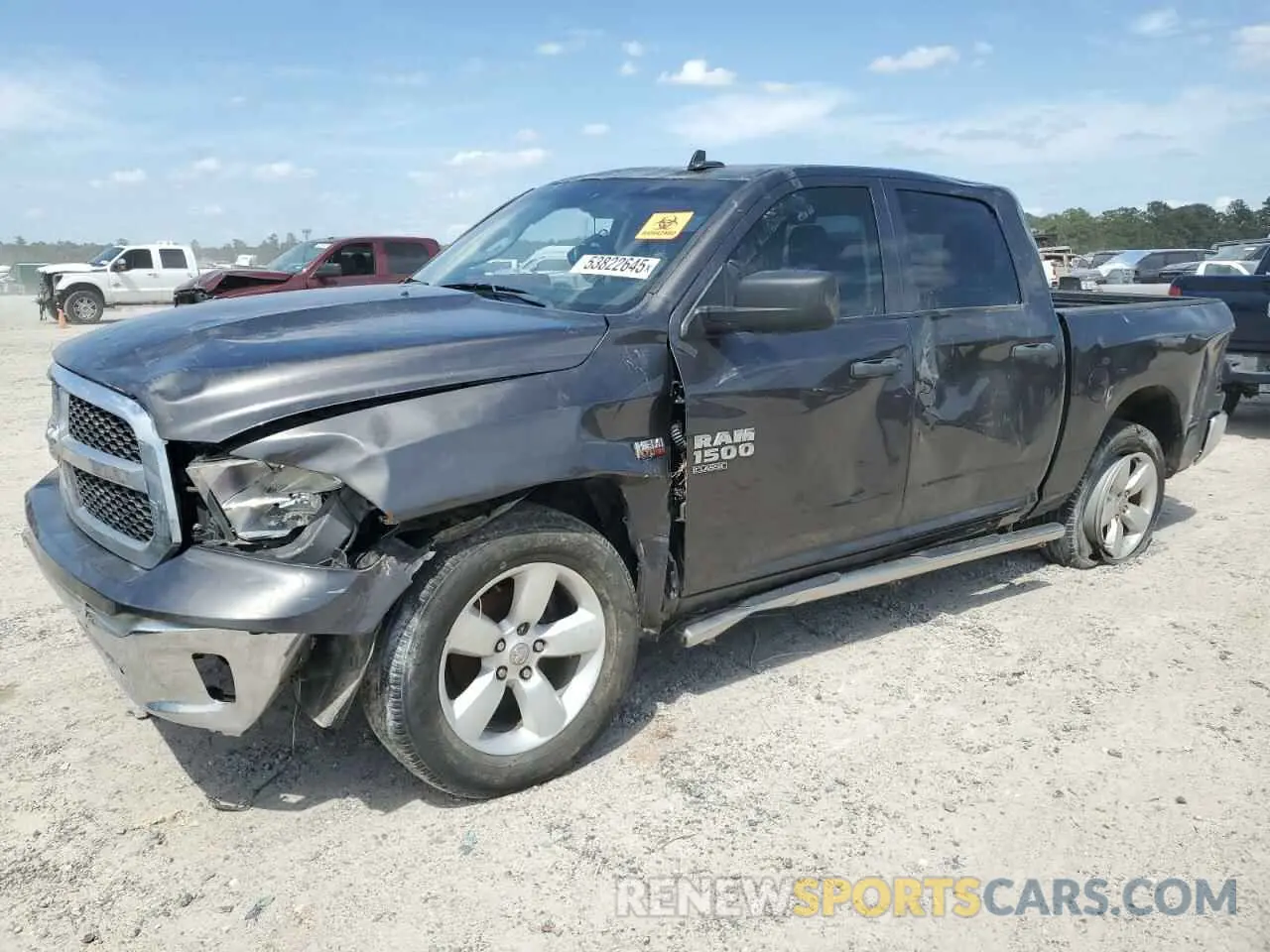 1 Photograph of a damaged car 3C6RR6KT2NG172404 RAM 1500 2022