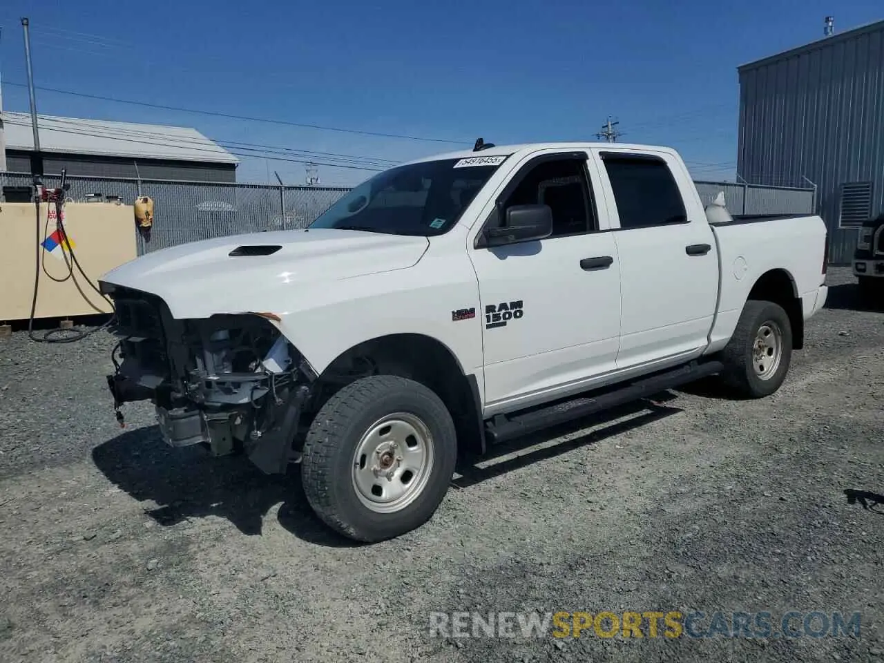 1 Photograph of a damaged car 3C6RR7KT4NG215162 RAM 1500 2022