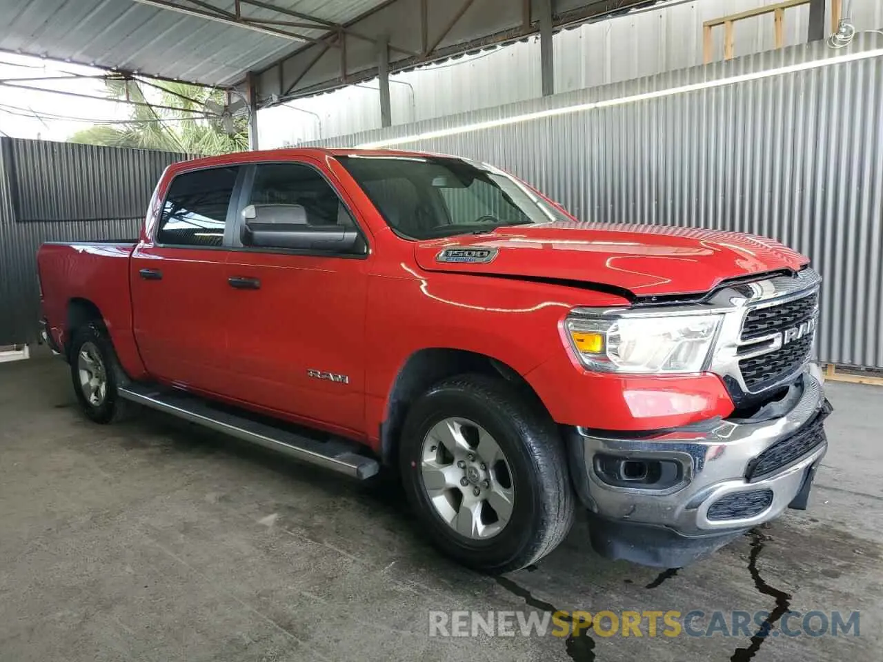 4 Фотография поврежденного автомобиля 1C6RREFGXPN633205 RAM 1500 2023