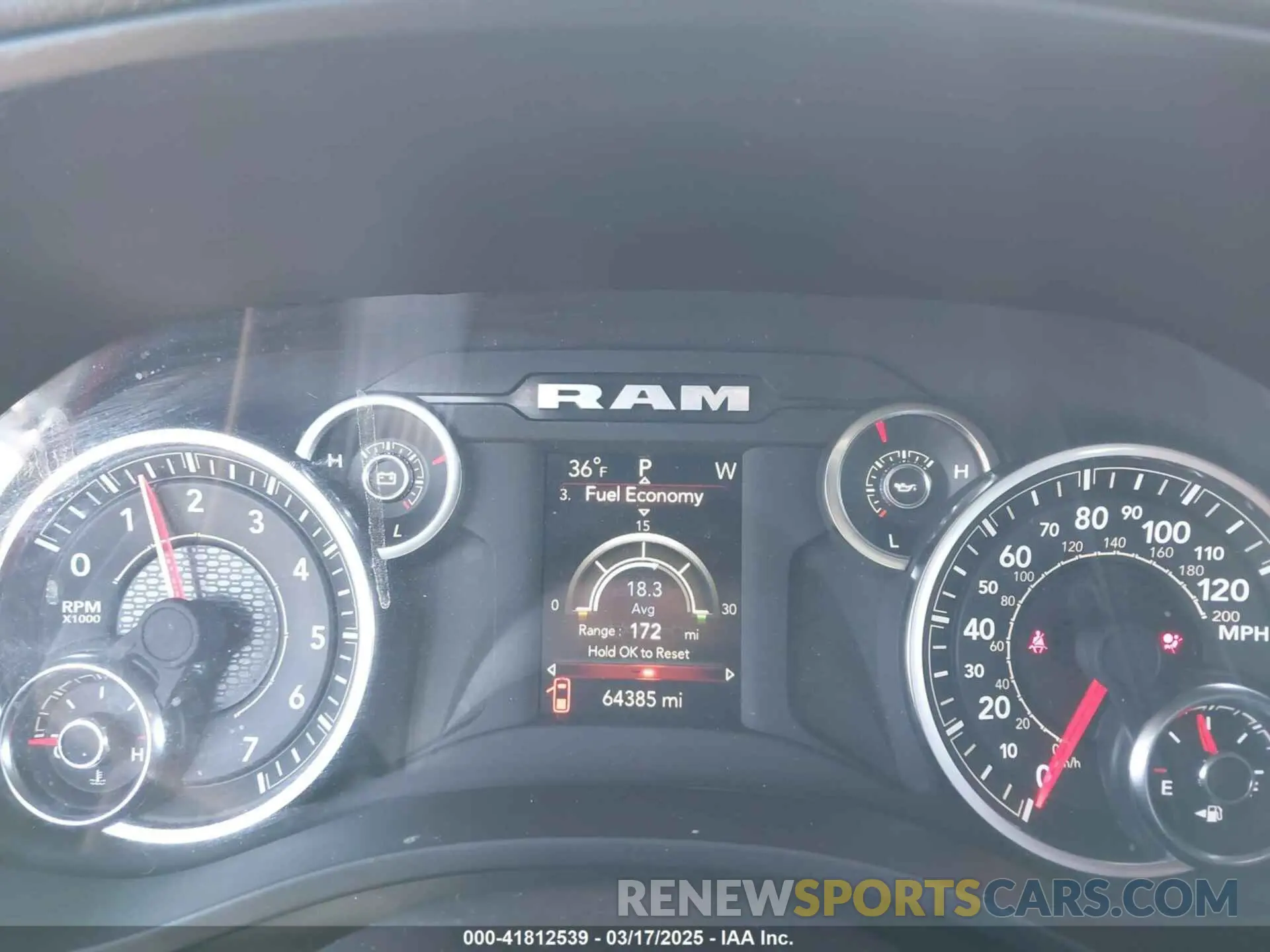 7 Фотография поврежденного автомобиля 1C6RREFT5PN592589 RAM 1500 2023
