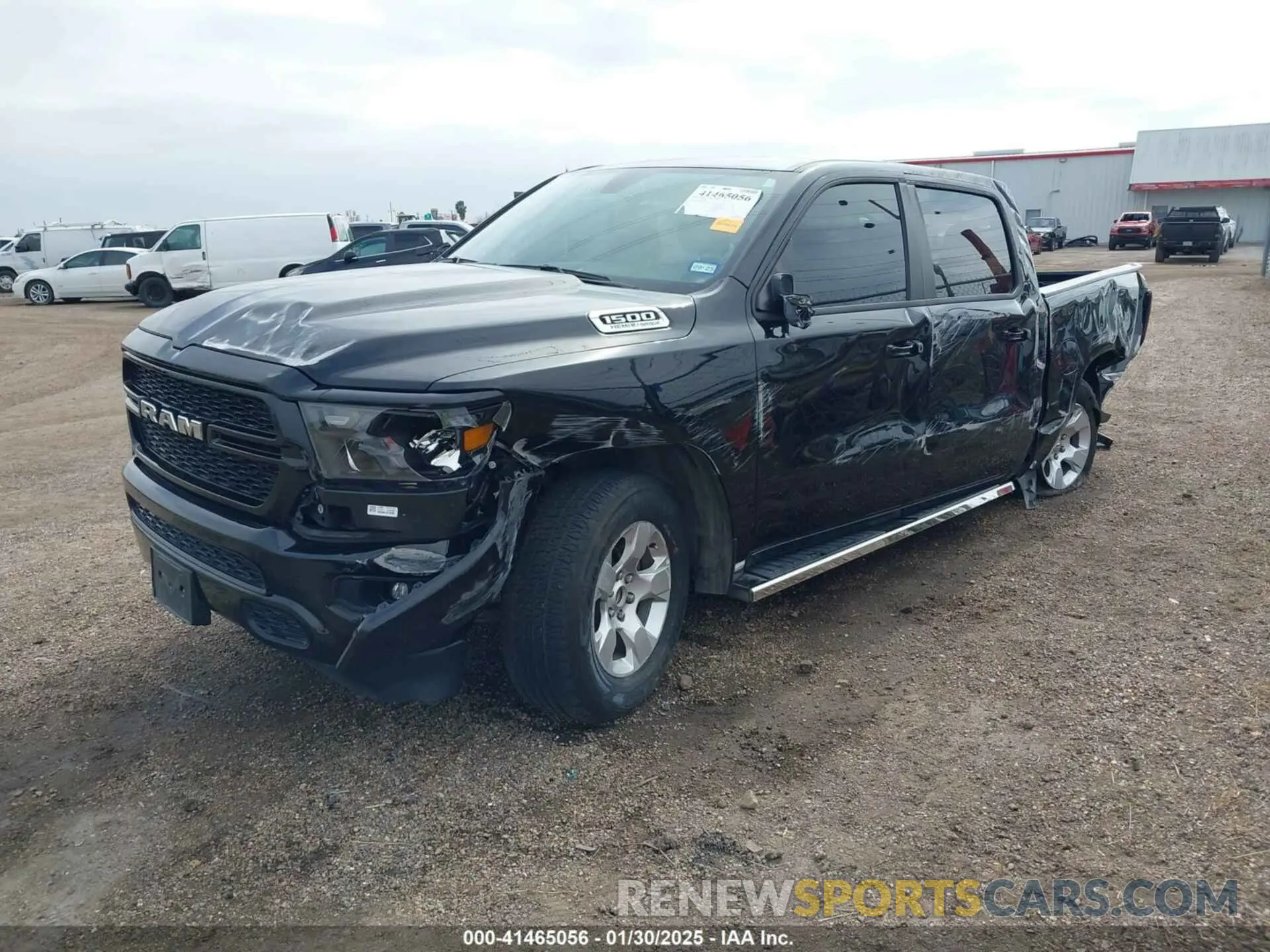 2 Photograph of a damaged car 1C6RREGT6PN620043 RAM 1500 2023