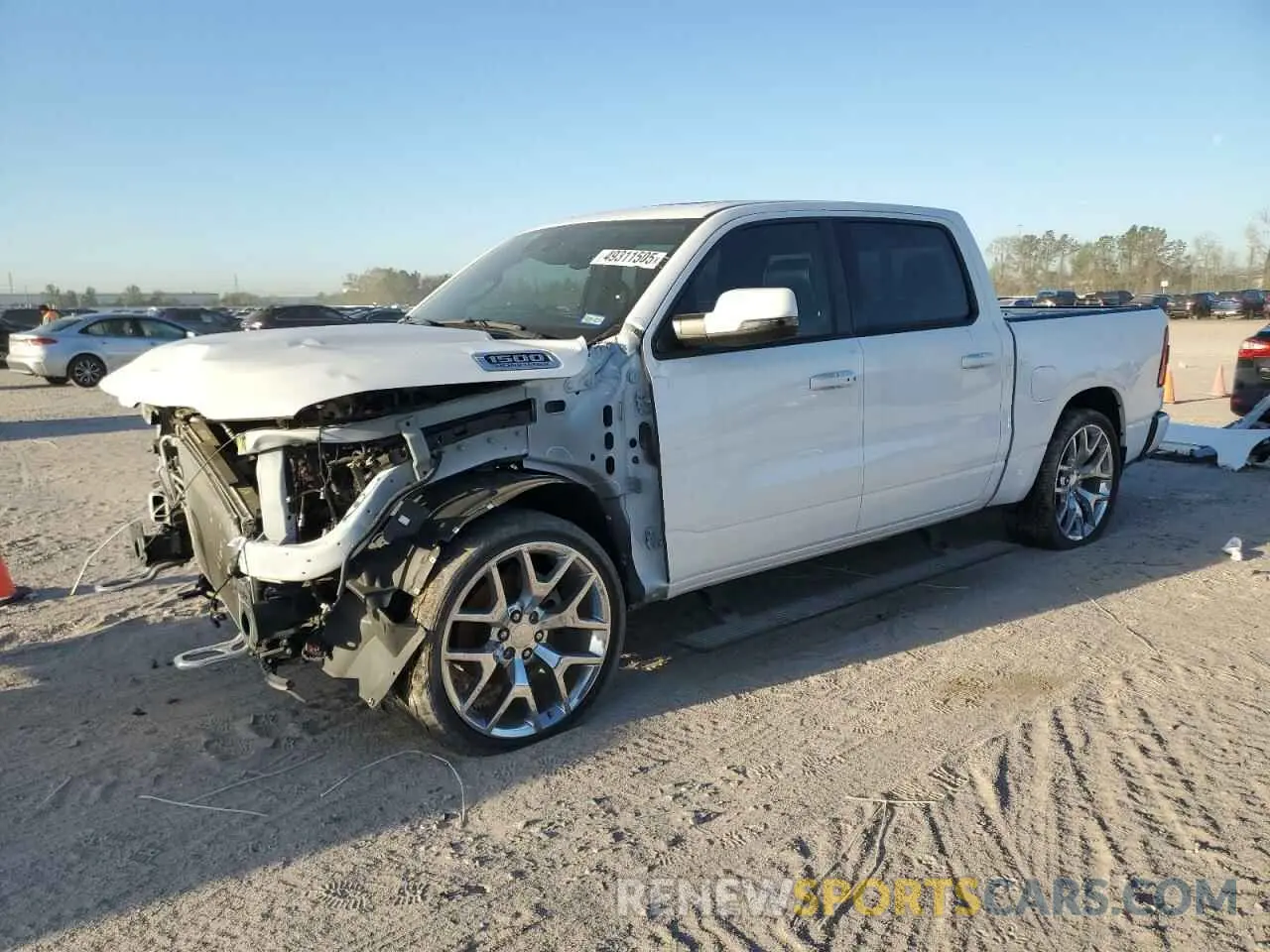1 Photograph of a damaged car 1C6RREJT7PN607715 RAM 1500 2023