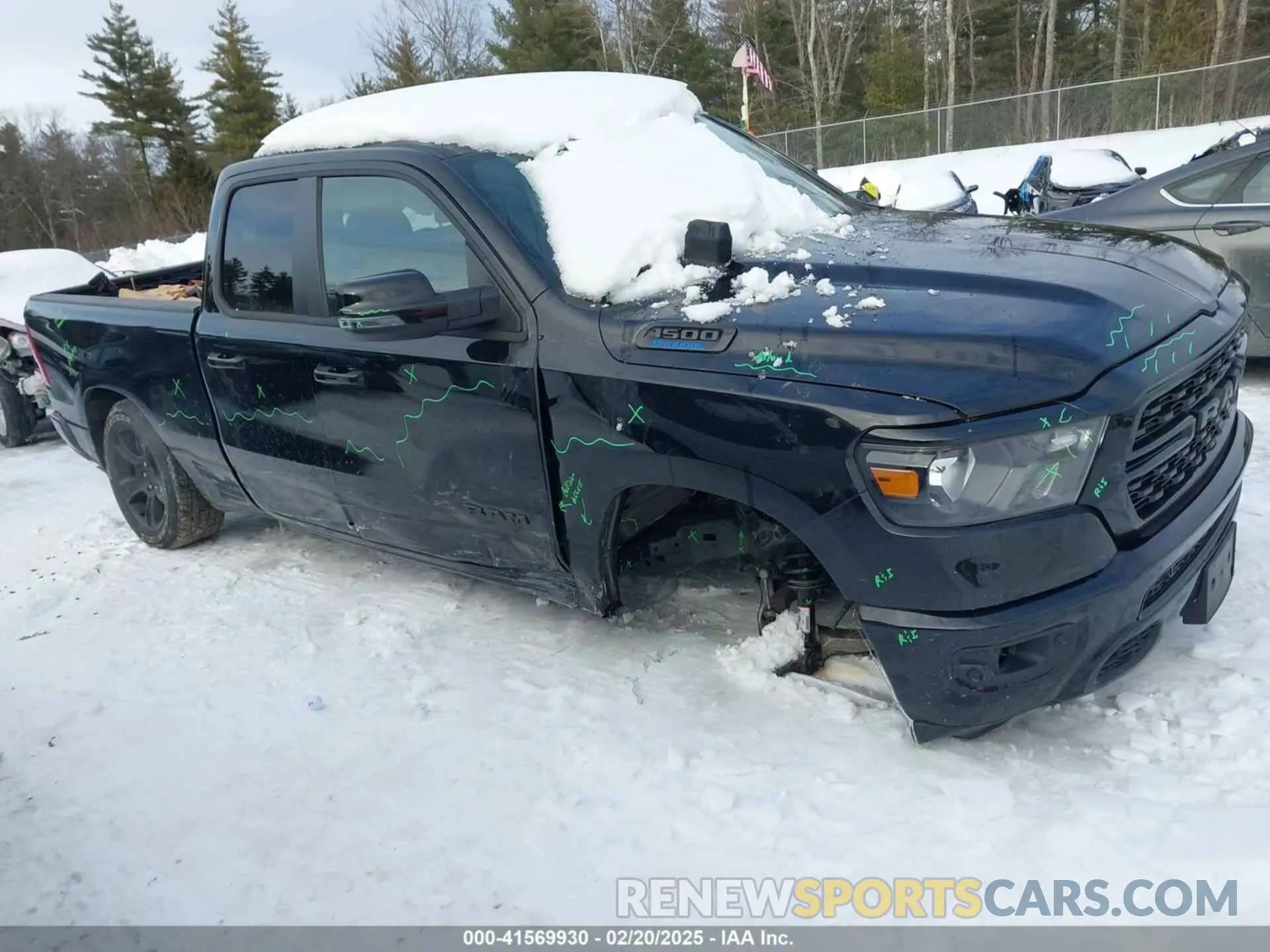 6 Photograph of a damaged car 1C6RRFBG1PN522084 RAM 1500 2023