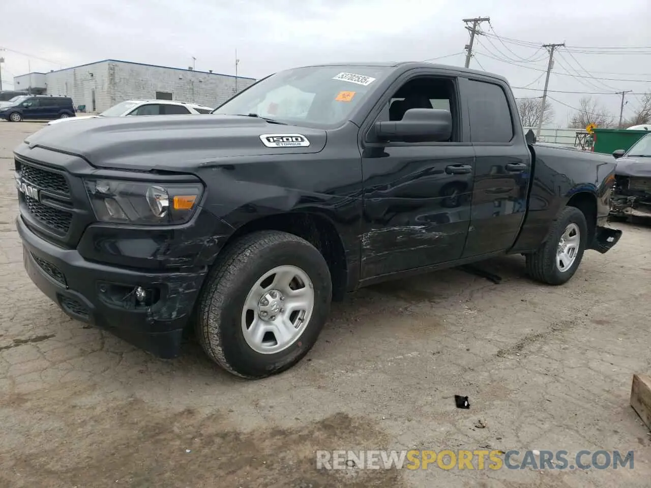 1 Photograph of a damaged car 1C6RRFCG8PN570583 RAM 1500 2023