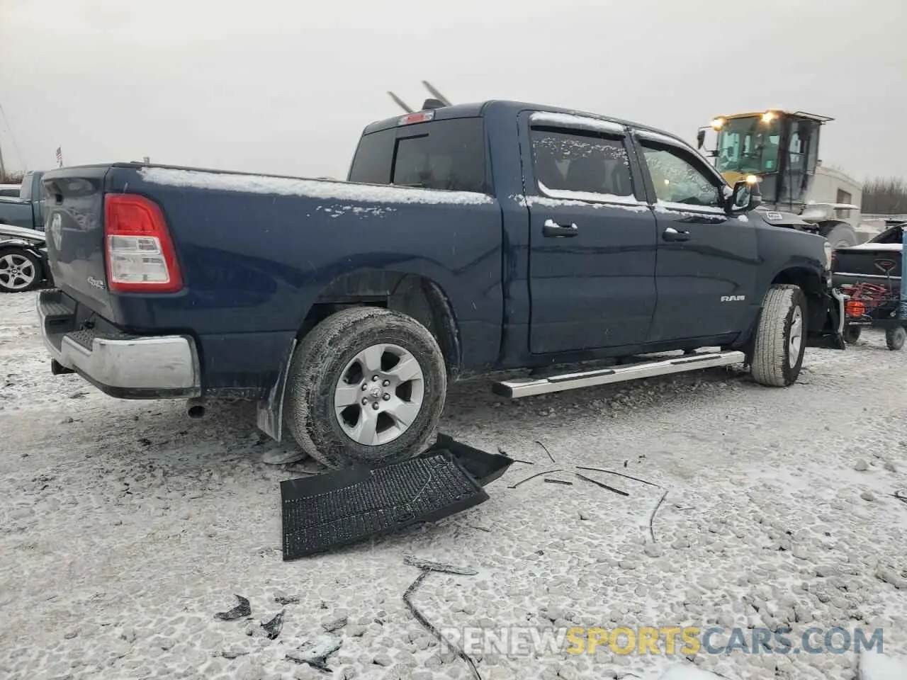 3 Photograph of a damaged car 1C6RRFFG4PN596058 RAM 1500 2023