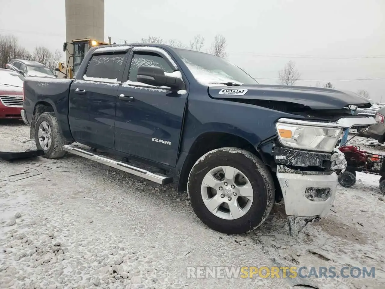 4 Photograph of a damaged car 1C6RRFFG4PN596058 RAM 1500 2023