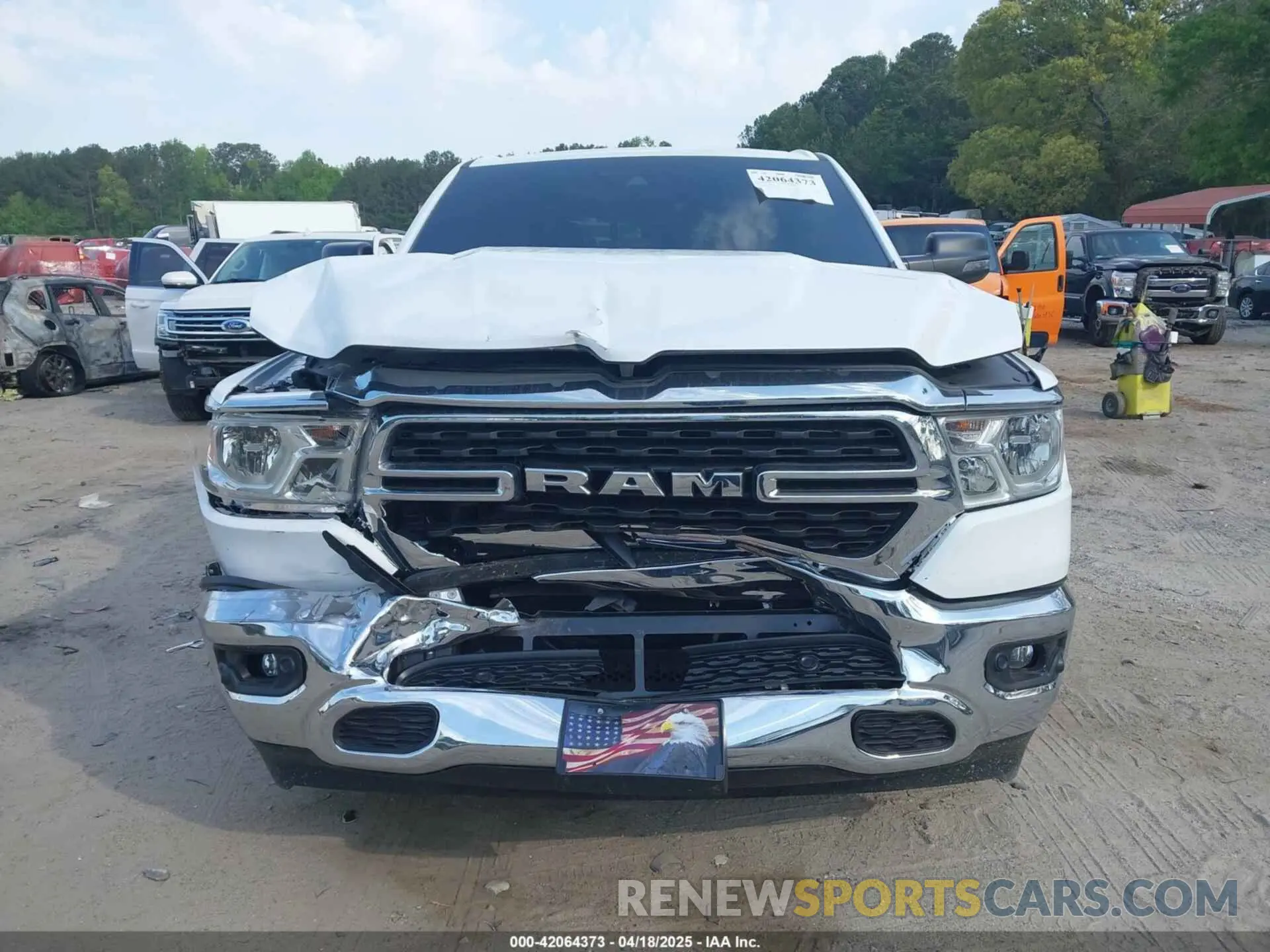 12 Фотография поврежденного автомобиля 1C6RRFFG6PN694458 RAM 1500 2023