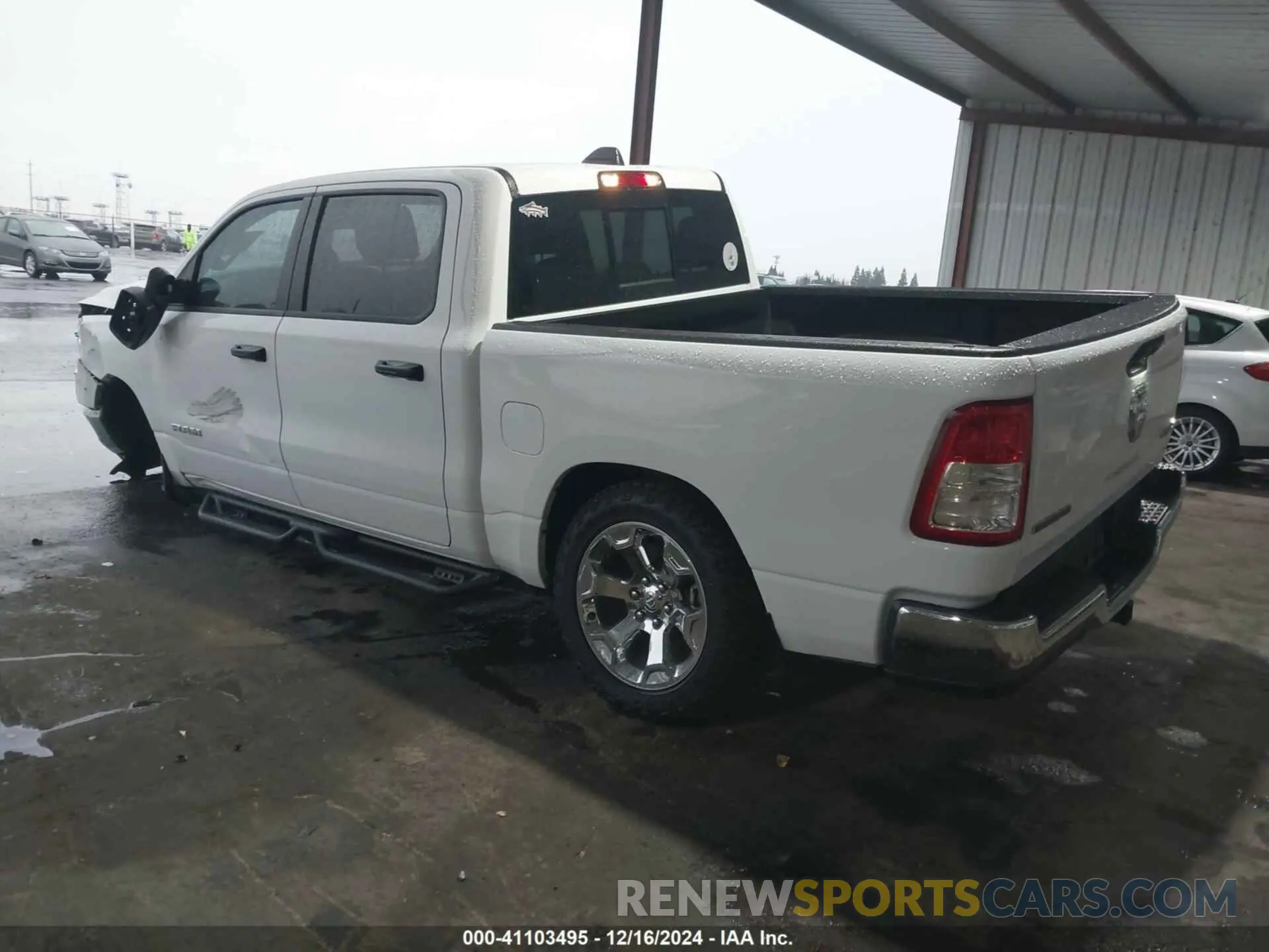 3 Photograph of a damaged car 1C6RRFFG7PN698664 RAM 1500 2023
