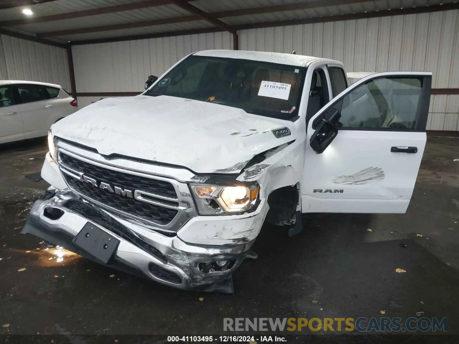 6 Photograph of a damaged car 1C6RRFFG7PN698664 RAM 1500 2023