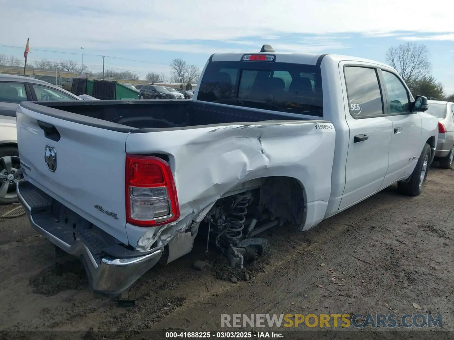 4 Фотография поврежденного автомобиля 1C6RRFFG9PN517256 RAM 1500 2023