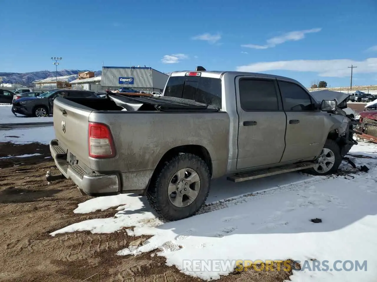 3 Photograph of a damaged car 1C6SRFFT1PN682023 RAM 1500 2023