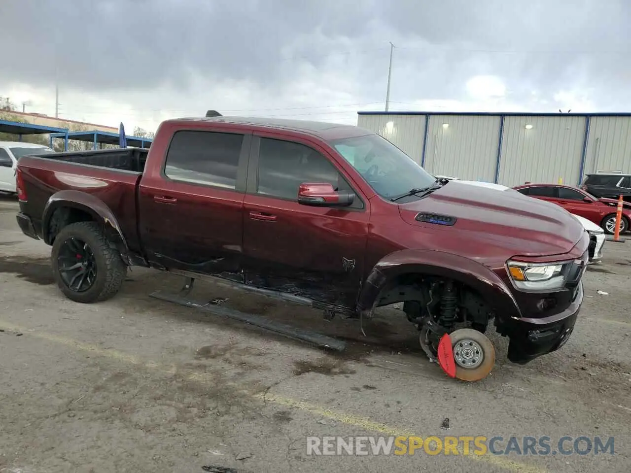 4 Фотография поврежденного автомобиля 1C6SRFFT2PN549979 RAM 1500 2023