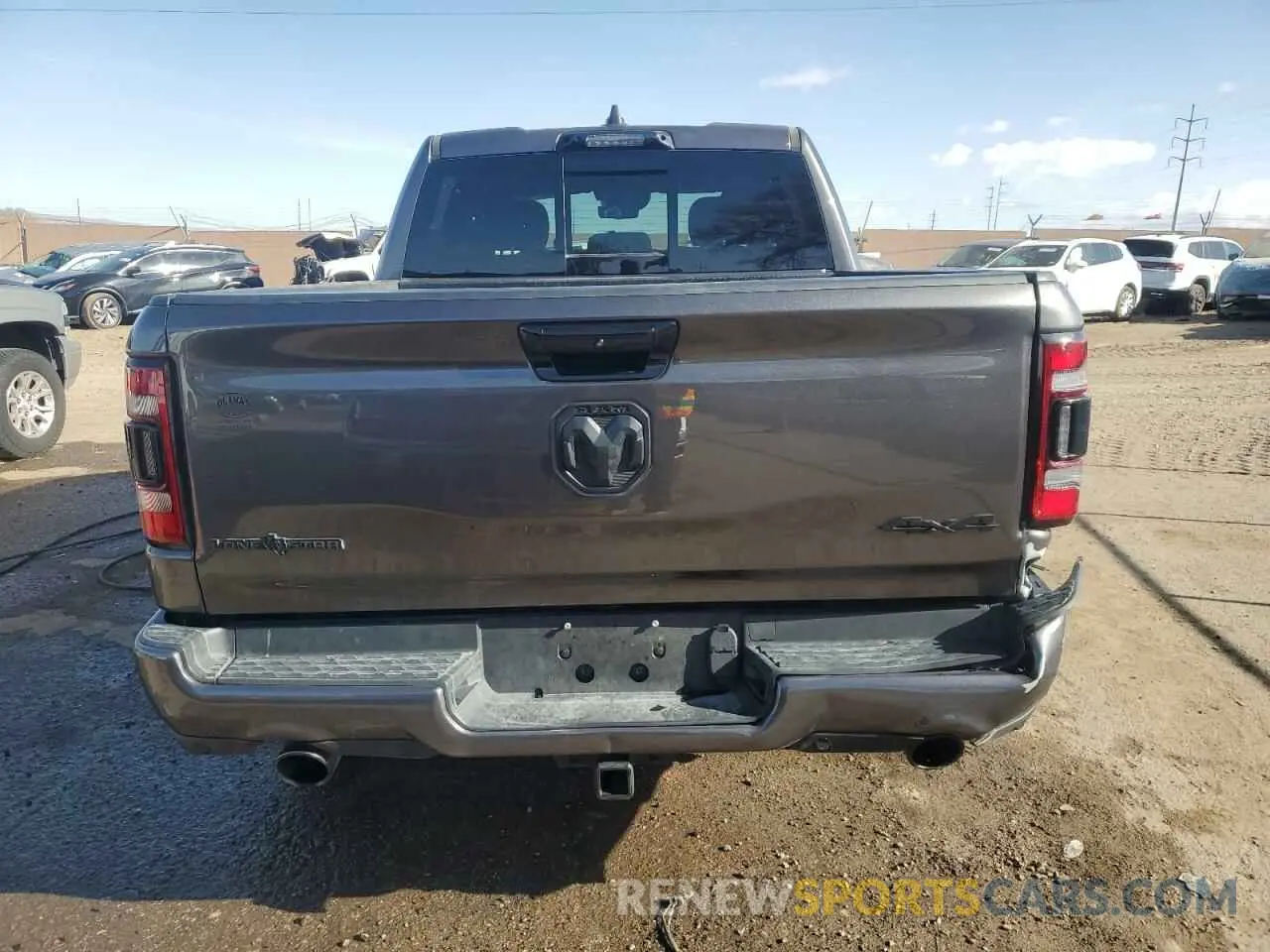 6 Photograph of a damaged car 1C6SRFFT3PN655728 RAM 1500 2023