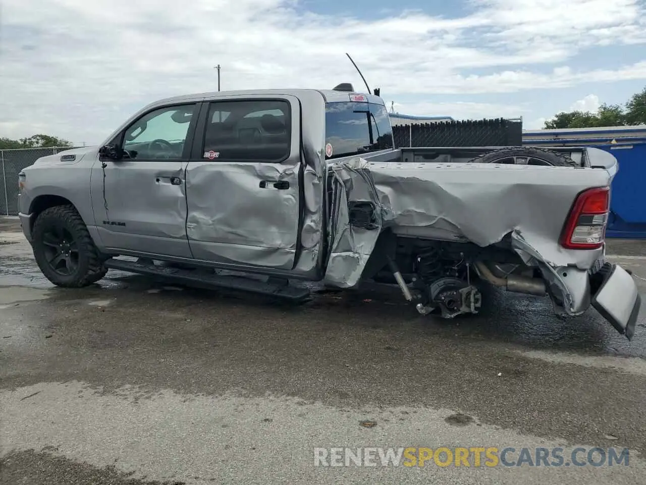 2 Photograph of a damaged car 1C6SRFFT4PN644639 RAM 1500 2023